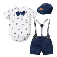 "Summer Boy" 3 Piece Toddler Shorts Set - 4 Styles - The Palm Beach Baby