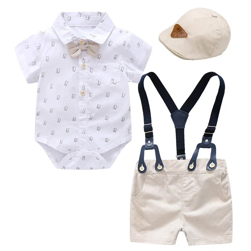 "Summer Boy" 3 Piece Toddler Shorts Set - 4 Styles - The Palm Beach Baby