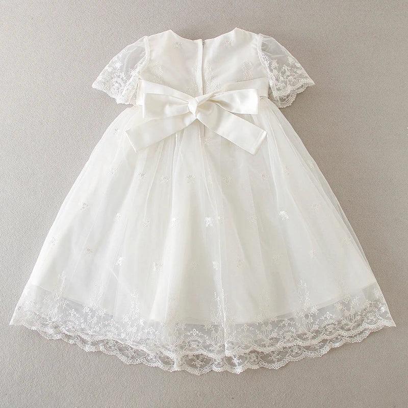 "Eva" Baptism Christening Special Occasion Dress - The Palm Beach Baby