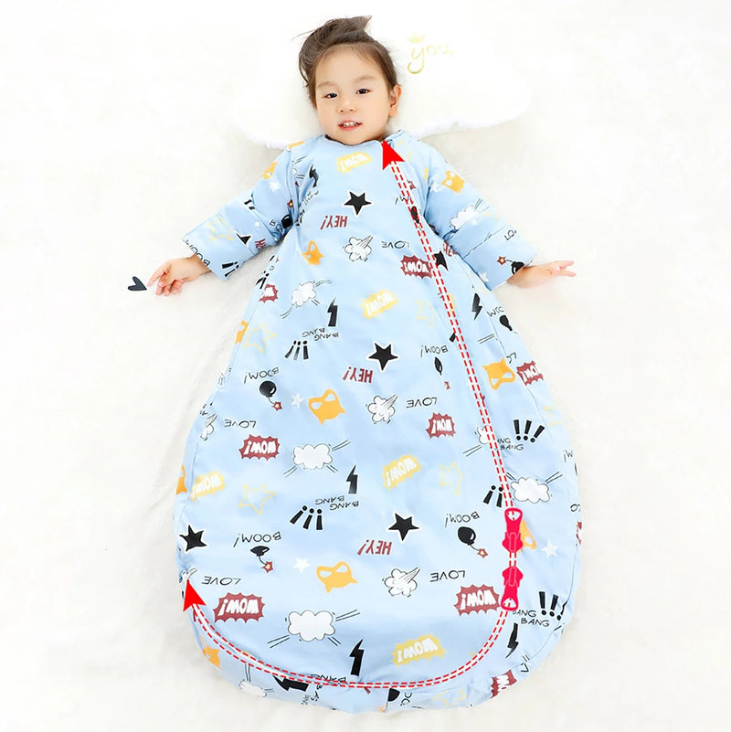 Zippered Sleeping Bag For Children - 4 Kid-Worthy Prints