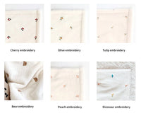 Little Teddy Soft Fleece Blanket - 5 Embroidered Prints - The Palm Beach Baby Estimated 12 - 18 Day Shipping