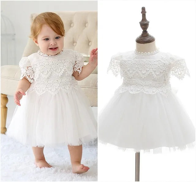 Tara Elegant Lace Special Occasion Baby Dress - 4 Elegant Designs - The Palm Beach Baby Estimated 12 -19 Day Shipping