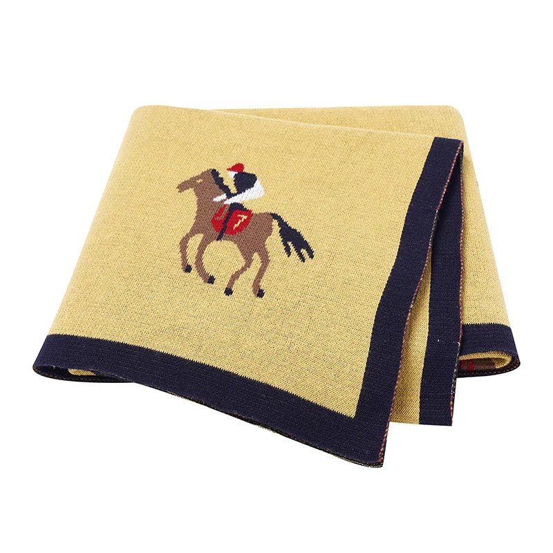 "Off To The Races" Classic Blanket - 6 Colors