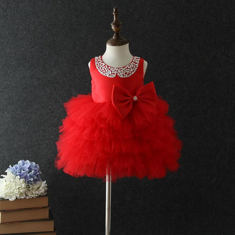"Cici" Tiered Tulle Special Occasion Dress