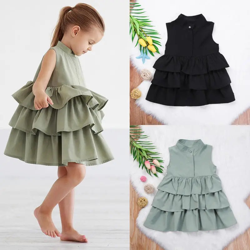 Chic "Blake" Casual Tiered Party Dress