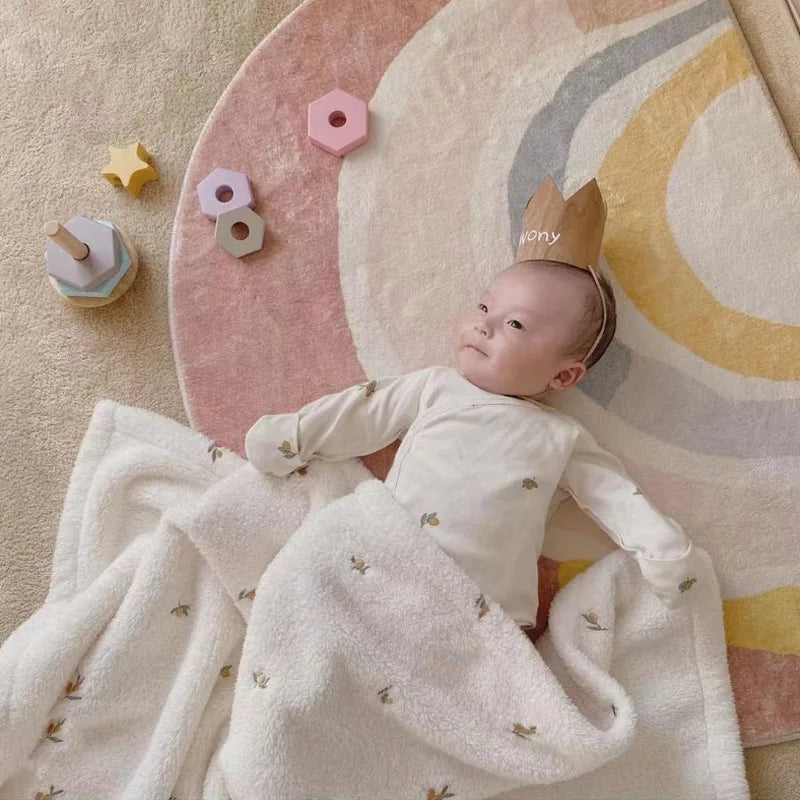 Little Teddy Soft Fleece Blanket - 5 Embroidered Prints - The Palm Beach Baby Estimated 12 - 18 Day Shipping