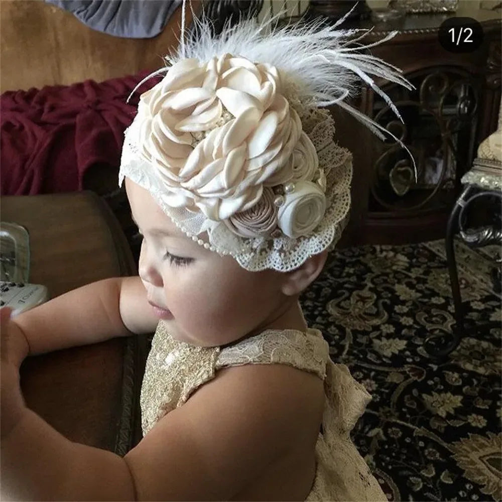 'Deidra-Marie' Vintage Headpieces for Toddlers - 19 Stylish Designs, Perfect for Any Occasion - The Palm Beach Baby