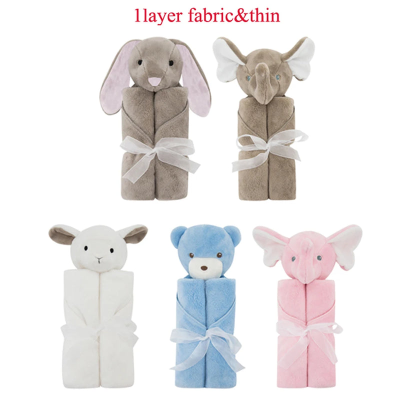 Cute Animal Baby Toddler Blanket/Toy