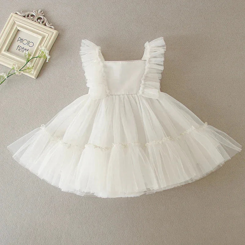 "Eva" Baptism Christening Special Occasion Dress - The Palm Beach Baby