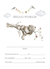 Baby Bundles: Beyond Measure #1 (Take Home Box) - Newborn Boy - Includes 5 YR Memory Book - The Palm Beach Baby