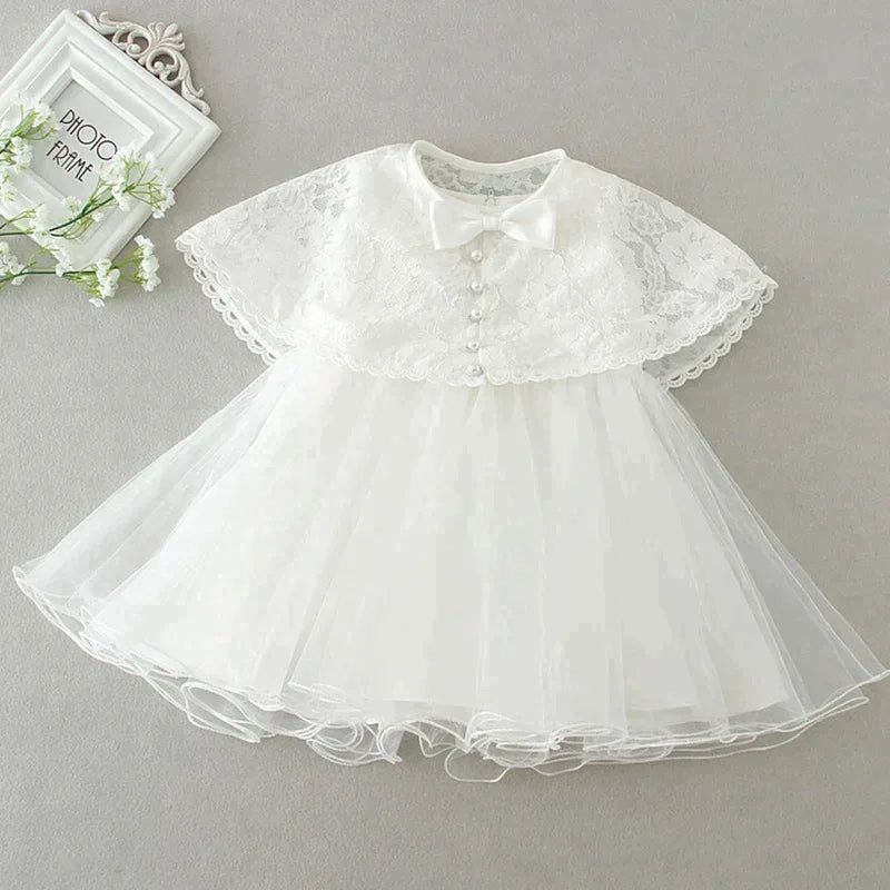 "Eva" Baptism Christening Special Occasion Dress - The Palm Beach Baby