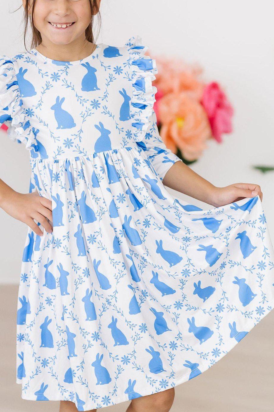 Hop 'til You Drop Ruffle Twirl Dress - The Palm Beach Baby Mila & Rose ®