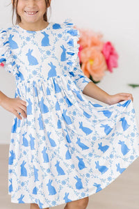 Hop 'til You Drop Ruffle Twirl Dress - The Palm Beach Baby Mila & Rose ®