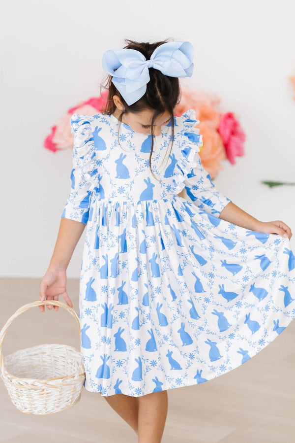 Hop 'til You Drop Ruffle Twirl Dress - The Palm Beach Baby Mila & Rose ®