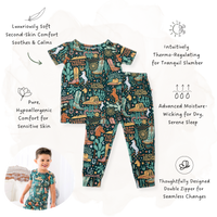 The Second-Skin 2-Piece Short Sleeve Pajama | Wild West