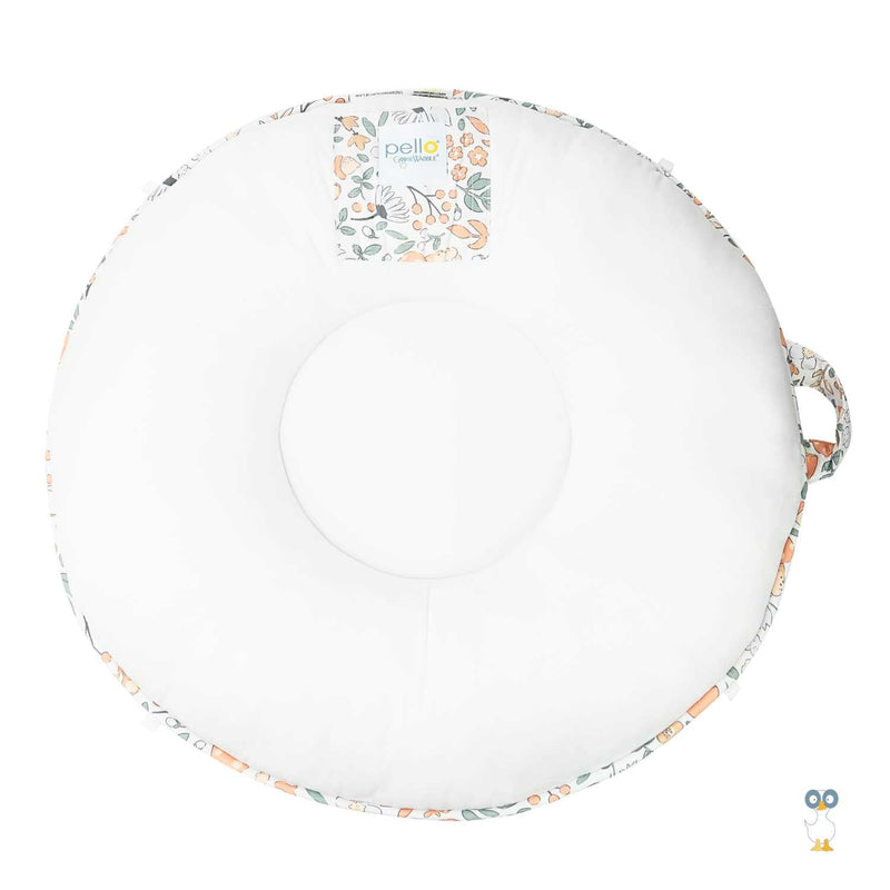 Forest Lilac Gray Floor Cushion for Toddlers - Over 12 Months