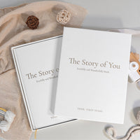 The Story of You: Fearfully and Wonderfully Made (Forest Friends) - Linen Baby Keepsake Book with Storage Box - The Palm Beach Baby