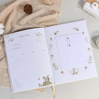 The Story of You: Fearfully and Wonderfully Made (Forest Friends) - Linen Baby Keepsake Book with Storage Box - The Palm Beach Baby