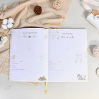 The Story of You: Fearfully and Wonderfully Made (Forest Friends) - Linen Baby Keepsake Book with Storage Box - The Palm Beach Baby