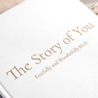 The Story of You: Fearfully and Wonderfully Made (Forest Friends) - Linen Baby Keepsake Book with Storage Box - The Palm Beach Baby