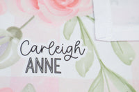 Personalized For This Child I Have Prayed Baby Swaddle Blanket - The Palm Beach Baby