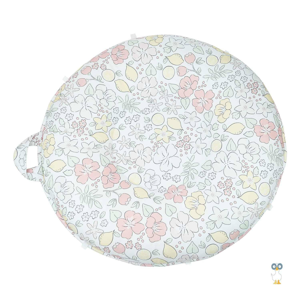 Lemon Aqua Glass Toddler Floor Cushion - Children 12 Months & Older - The Palm Beach Baby