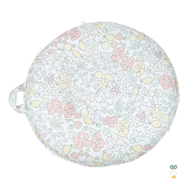 Lemon Aqua Glass Toddler Floor Cushion - Children 12 Months & Older - The Palm Beach Baby