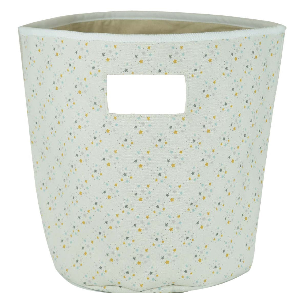 Lunar Soft Storage 2 Pack - Soft, stylish storage basket with a playful star pattern, perfect for organizing baby toys and essentials.