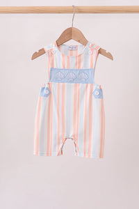 Seashell Stripe Embroidered Jon Jon