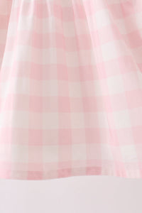 Pink gingham Dress