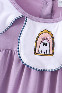 Purple spooky embroidery dress - The Palm Beach Baby