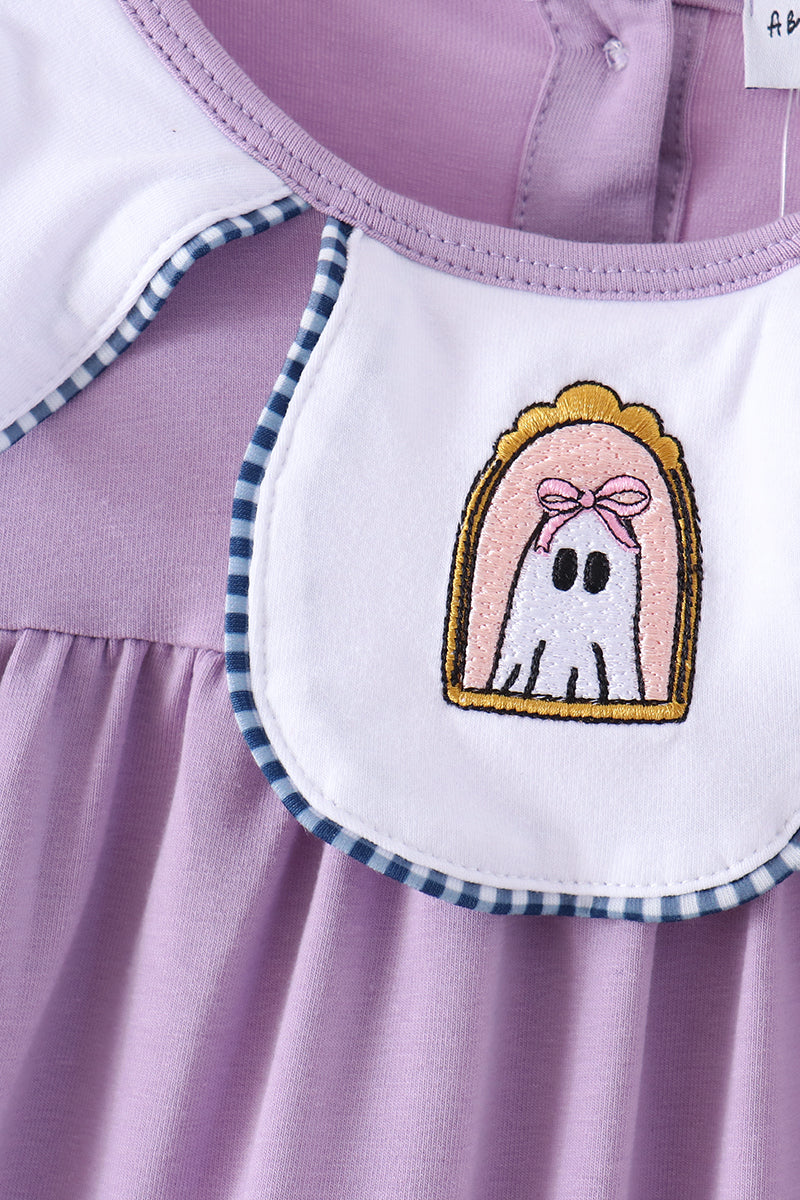 Purple spooky embroidery dress - The Palm Beach Baby