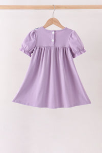Purple spooky embroidery dress - The Palm Beach Baby