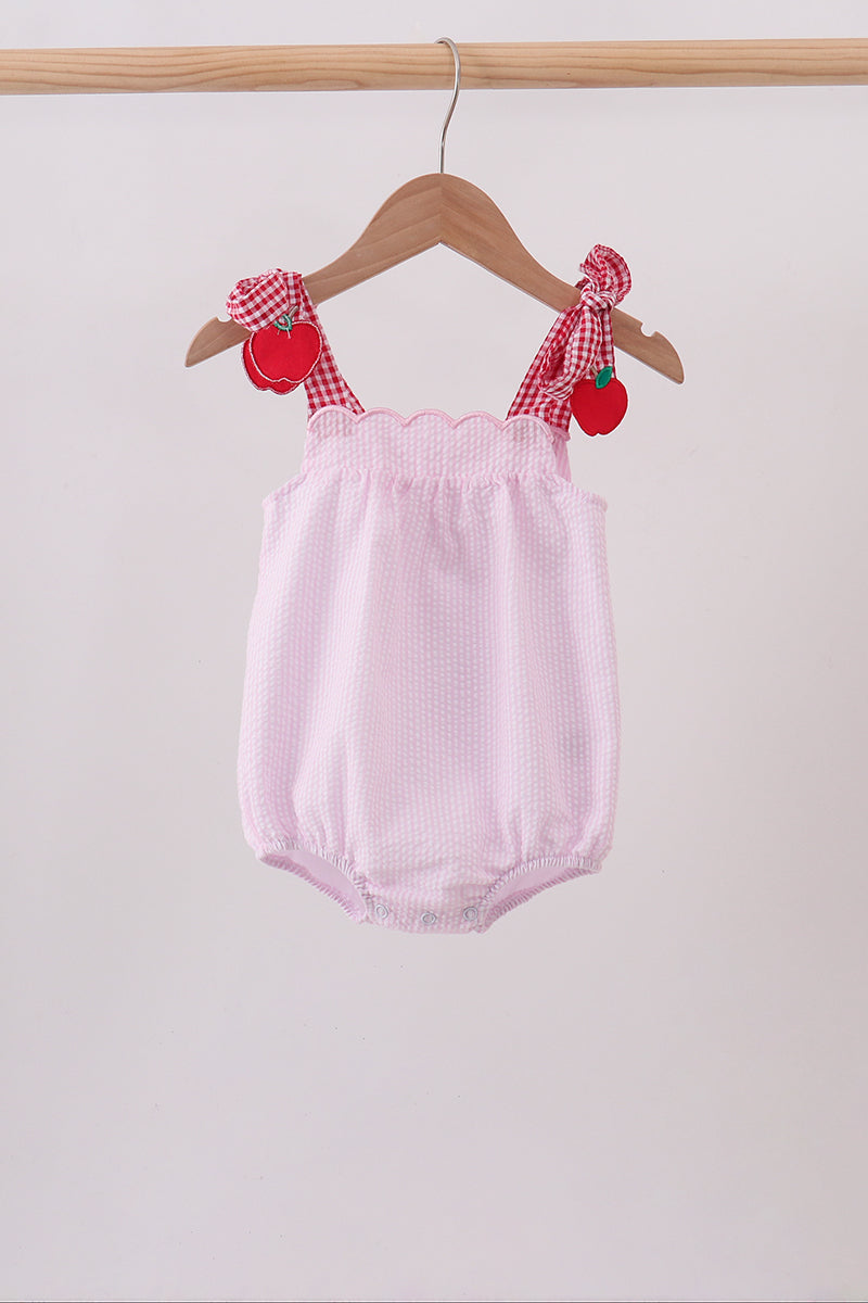 Pink Apple Gingham Bubble