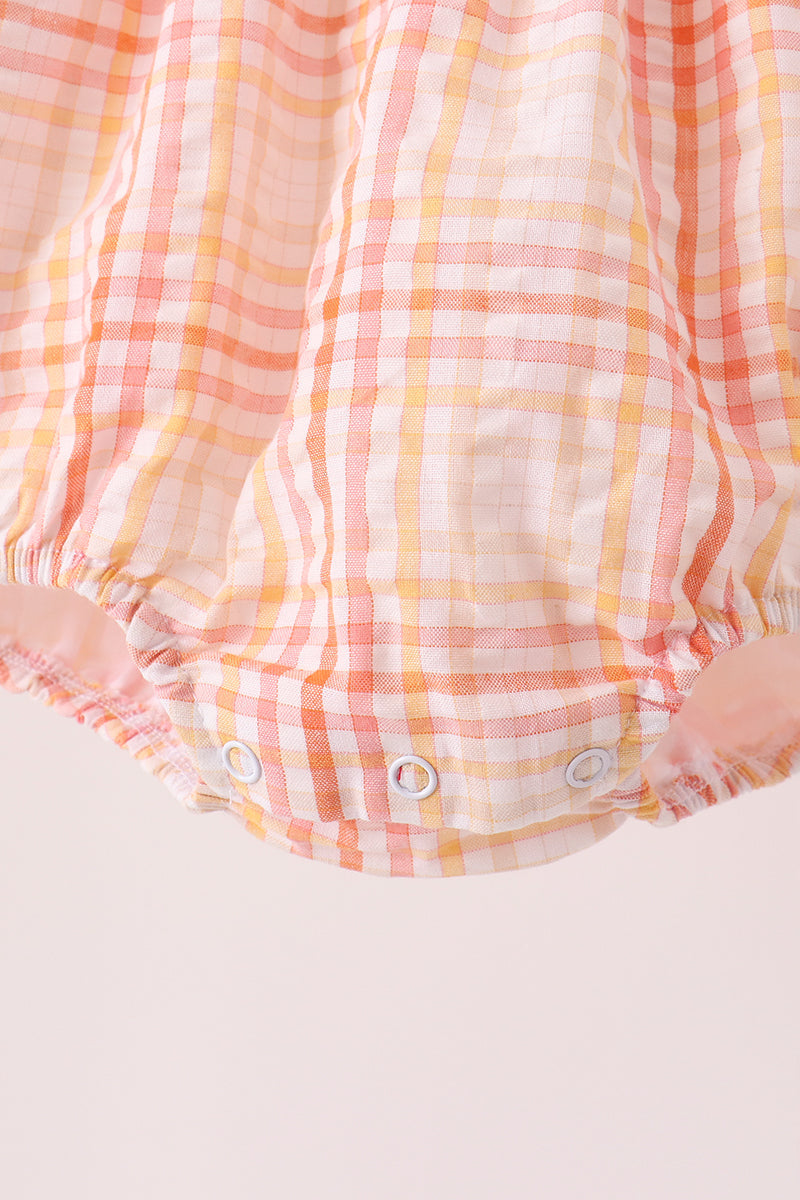 Pretty in Pink Plaid Bubble for Baby and Toddler Girls