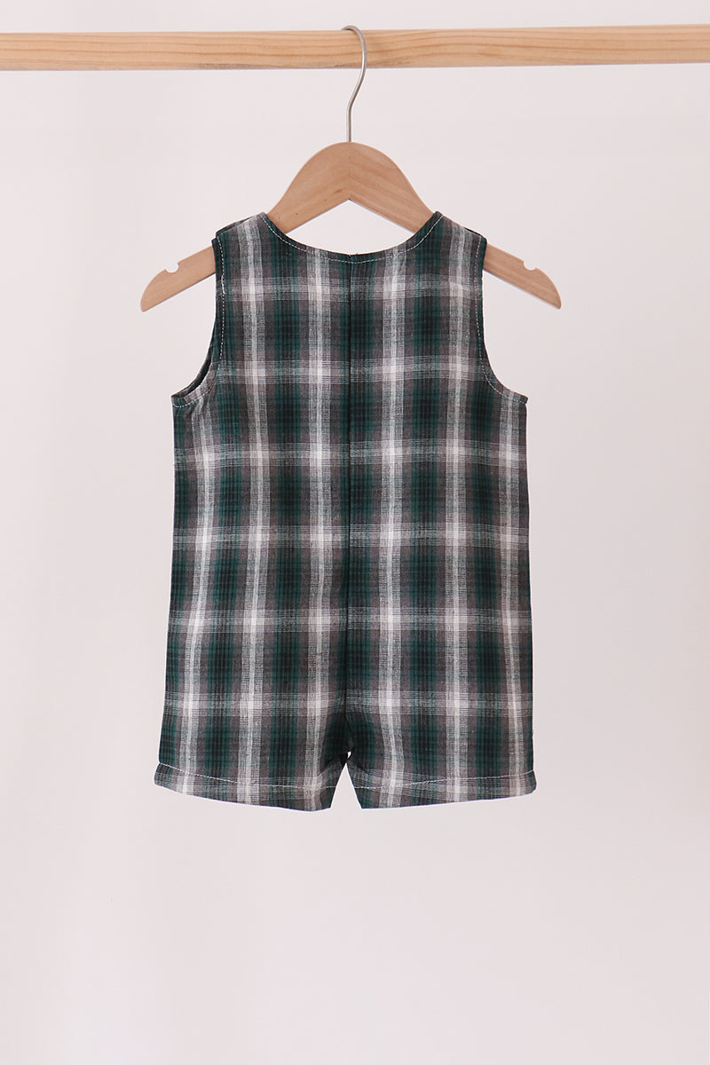 Classic Green Plaid Jon Jon of Babies & Toddlers