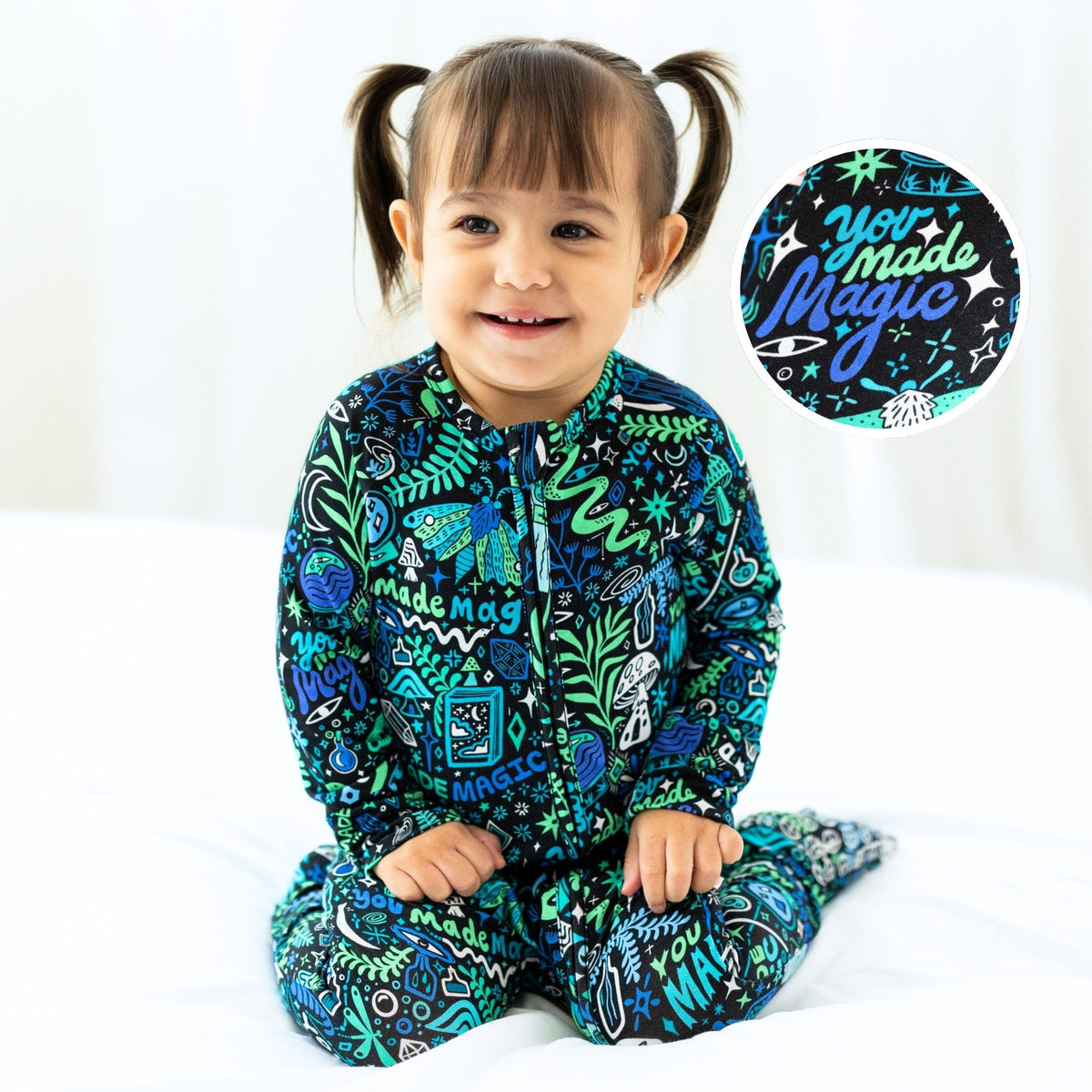 The Second-Skin Convertible Romper | Mystic Mama (Blue)