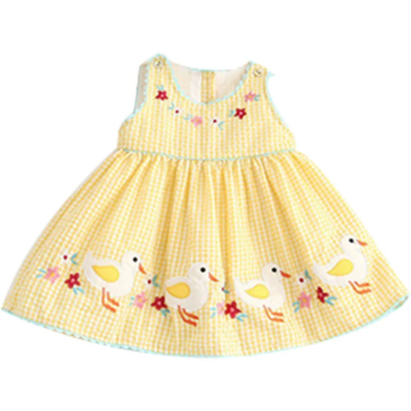 "Yellow Duckies" Party Dress