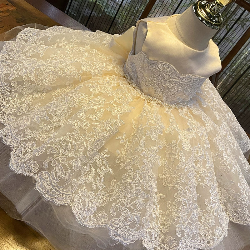 "Nicolette" Luxurious Lace Special Occasion Dress