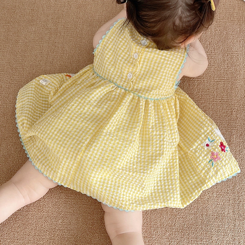 "Yellow Duckies" Party Dress