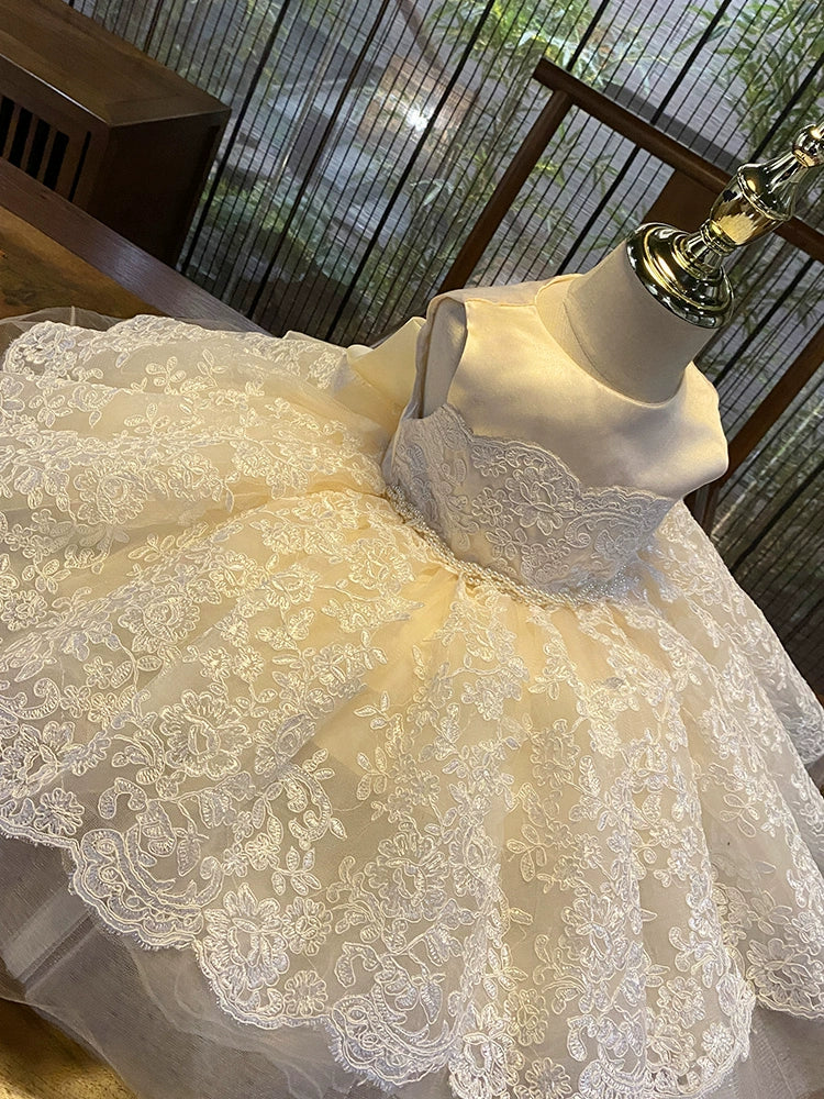 "Nicolette" Luxurious Lace Special Occasion Dress