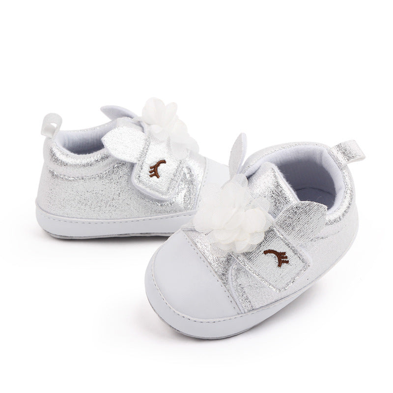 Soft Sole Canvas Anti-Slip Baby Shoes - 3 Shimmering Colors