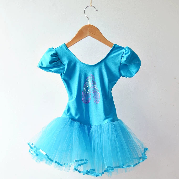 "Suzette" Sequined Ballet Tutu Dress - 4 Colors