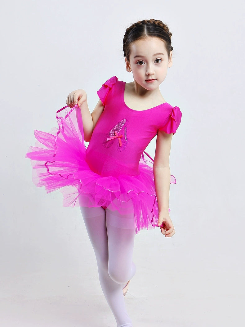 "Suzette" Sequined Ballet Tutu Dress - 4 Colors
