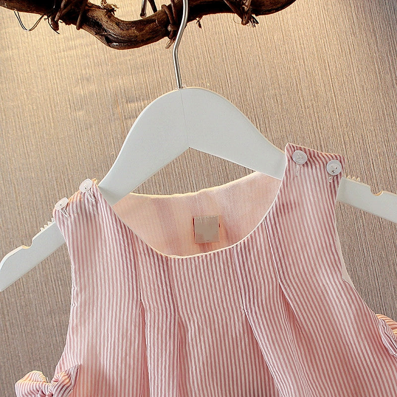 Baby Girls' Classic Striped Seersucker Dress