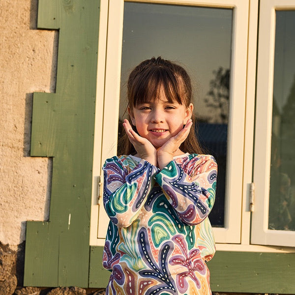 Dancing Forest Long Sleeve Tee - The Palm Beach Baby