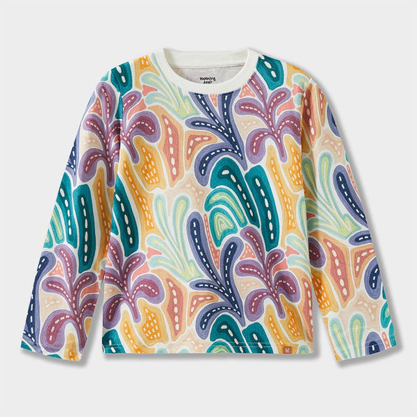 Dancing Forest Long Sleeve Tee - The Palm Beach Baby