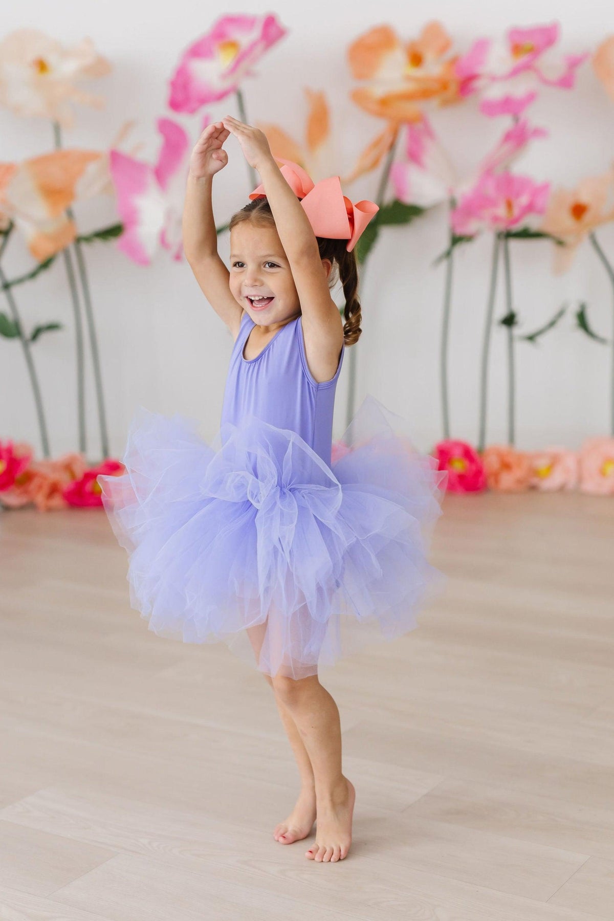 Periwinkle Tank Tutu Leotard For Little Girls - The Palm Beach Baby Mila & Rose ®