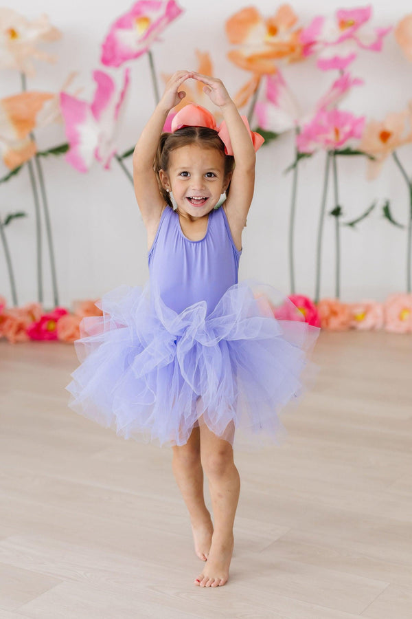 Periwinkle Tank Tutu Leotard For Little Girls - The Palm Beach Baby Mila & Rose ®
