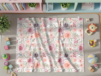 Personalized For This Child I Have Prayed Baby Swaddle Blanket - The Palm Beach Baby